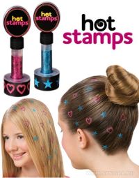 Набор штампов татуировок для волос Hot Stamps
