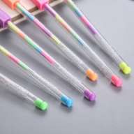 Гелевая ручка с разноцветной пастой - Гелевая ручка с разноцветной пастой