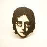 Деревянный значок &quot;Waf-Waf&quot; Джон Леннон - Деревянный значок "Waf-Waf" Джон Леннон