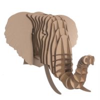 Картонная голова слона "Менелай"